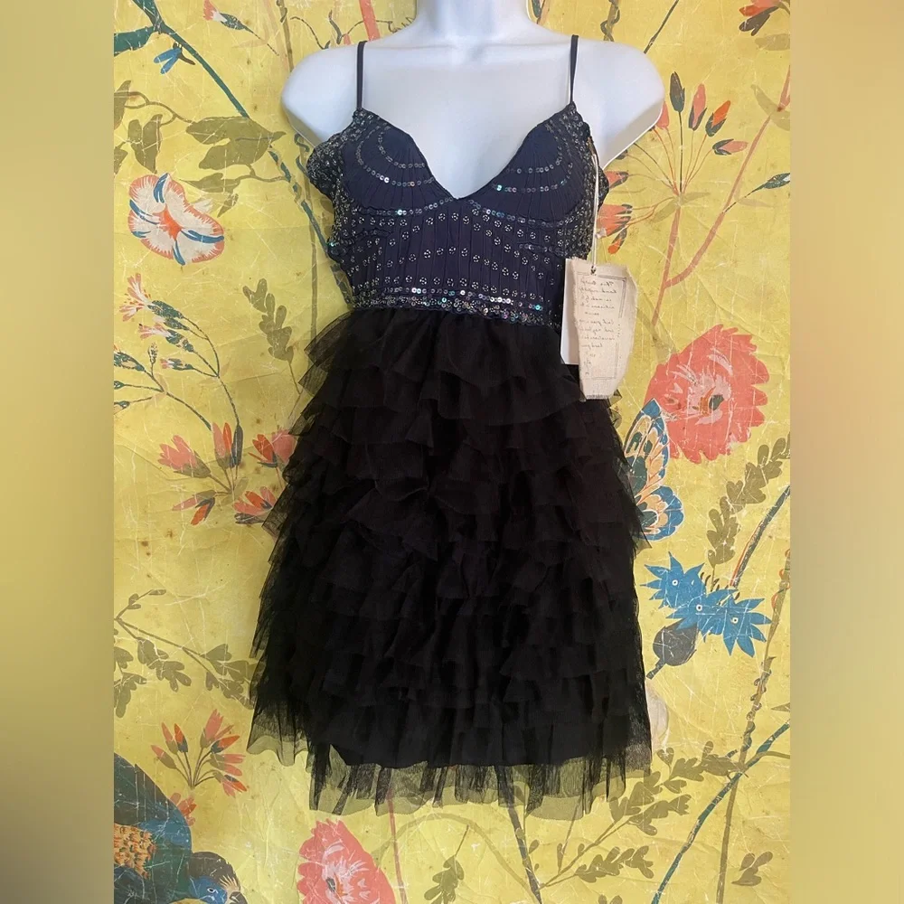Free People Flutter Mini Dress size S